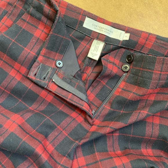 Simons High Waist Plaid Dress Pants - Picture 5 of 6